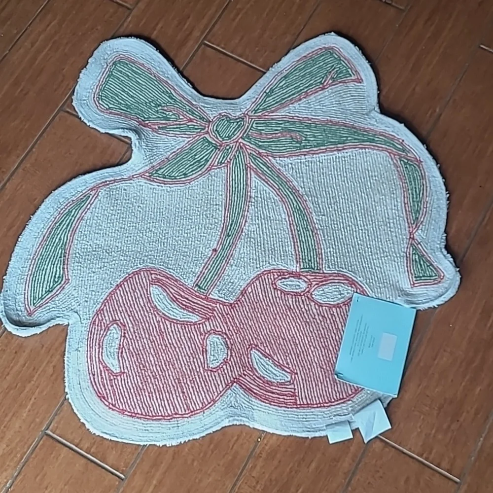 Cherry Bath Rug - Picture 2 of 6
